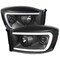 Spec-D Tuning Dodge Ram Led Bar Projector Head Lights 06-08 2LHP-RAM06JM-G2-TM - alternate 1
